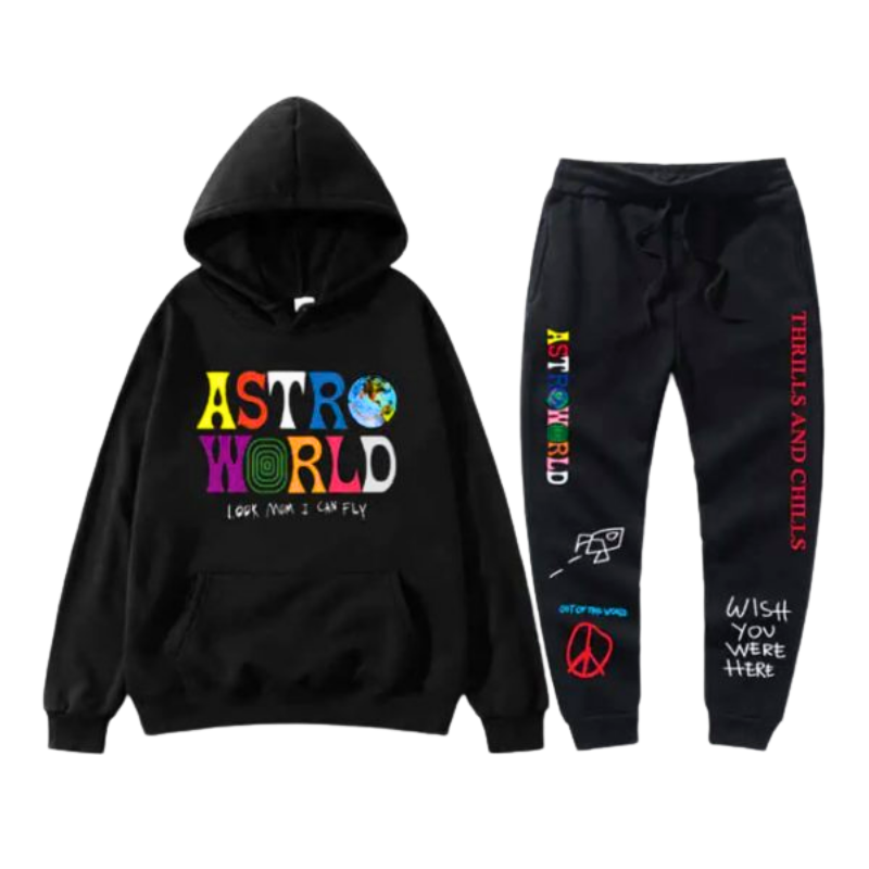 TS Astroworld Tracksuit Black TS Astroworld Tracksuit Black