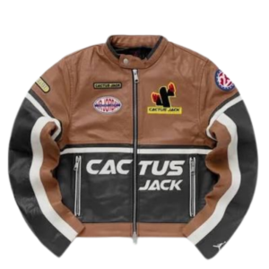Travis Scott Cactus Jack Leather Jacket